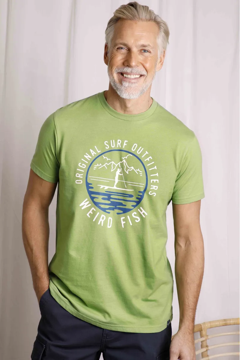 Weird Fish Paddle Graphic Tee Kiwi