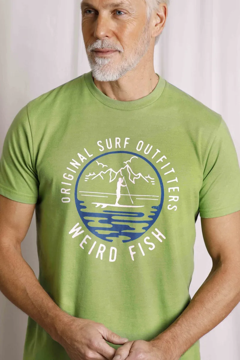 Weird Fish Paddle Graphic Tee Kiwi-3