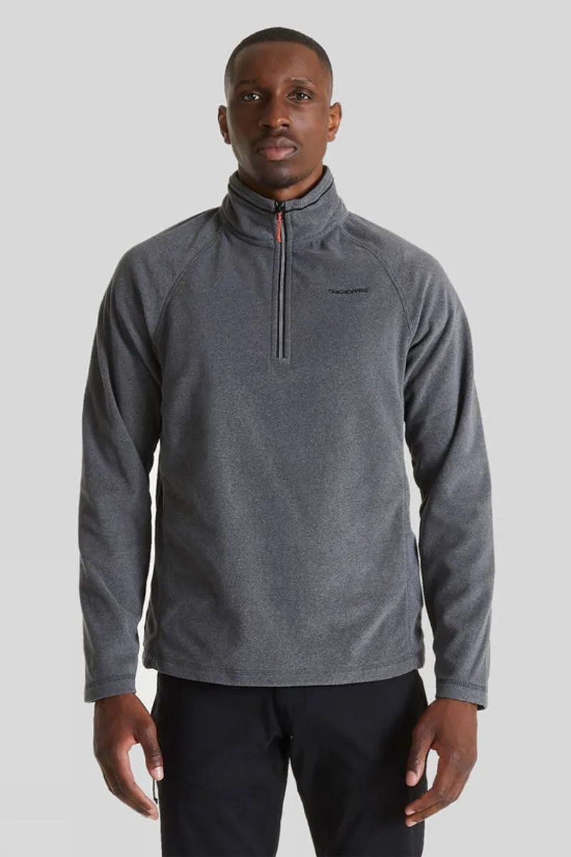 Craghoppers Men's Elton Half Zip Fleece Black Pepper