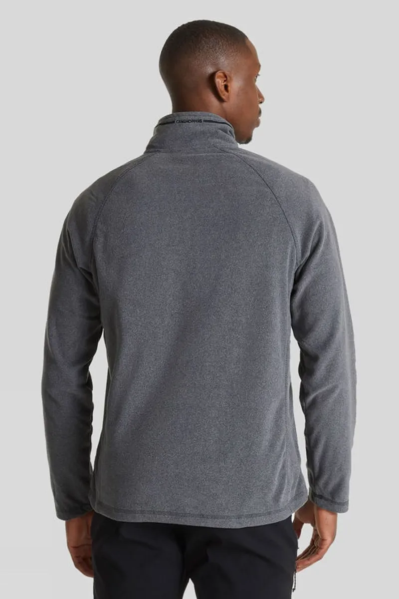 Craghoppers Men's Elton Half Zip Fleece Black Pepper-1
