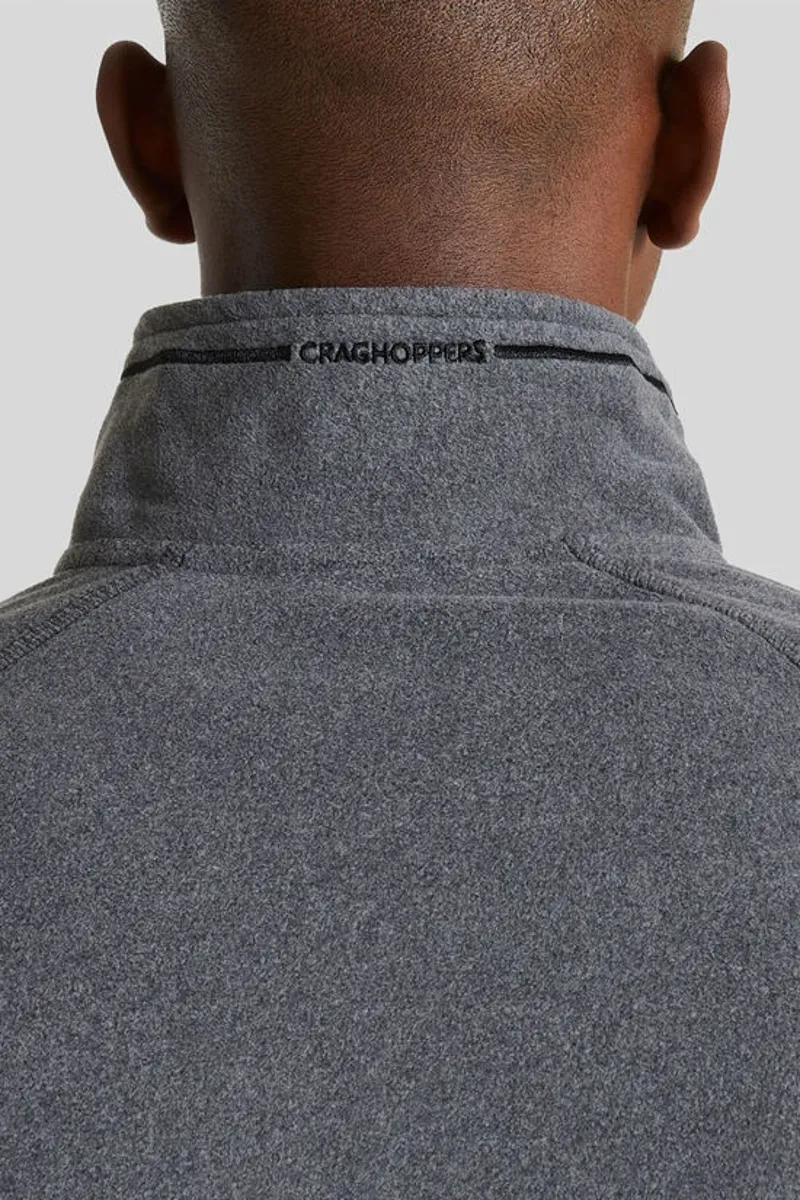 Craghoppers Men's Elton Half Zip Fleece Black Pepper-3