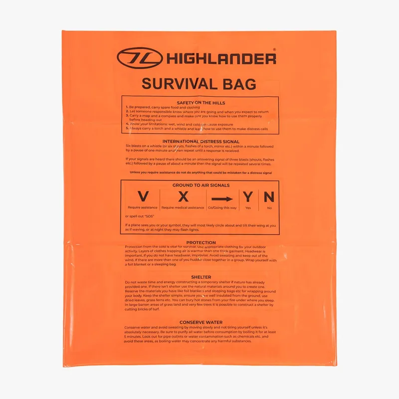 Emergency Survival Bag Orange
