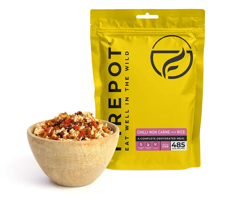 Firepot Chilli Non Carne with Rice