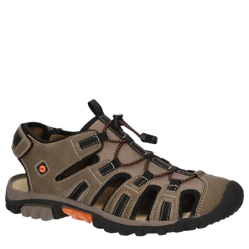 Cove Sport Sandal Taupe/Burnt Orange