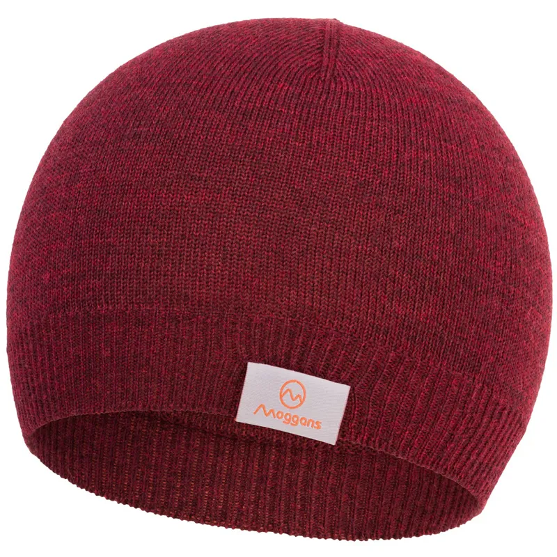 Moggans Merino Beanie Red
