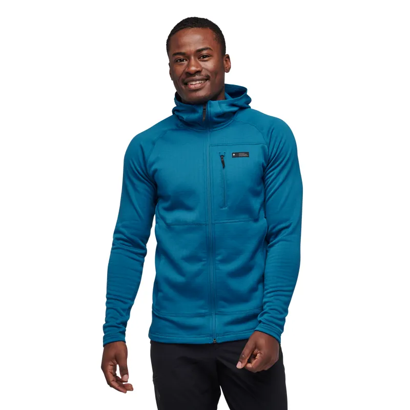 Black Diamond Factor Mens Hoody in Kingfisher
