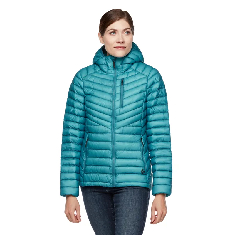 Black Diamond Approach Down Womens Hoody in Azul