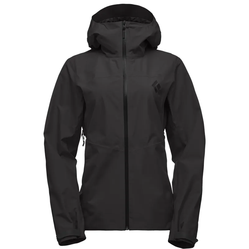 Black Diamond Liquid Point Womens Shell Jacket in Black