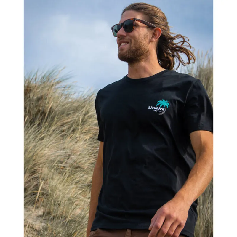 Bleubird Tropics Tee Black-4