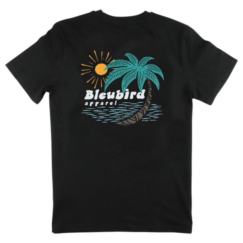 Bleubird Tropics Tee Black-1