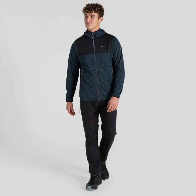 Craghoppers Travos Hooded Jacket Mens Blue Stone Marl-2
