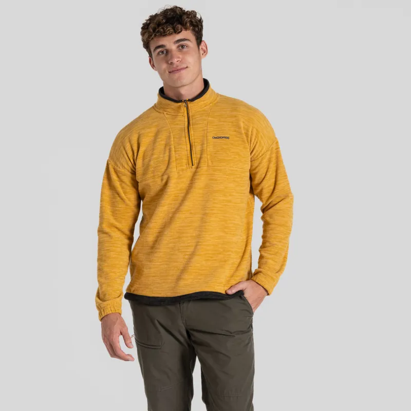 Craghoppers Esk Half Zip Fleece Mens Warble Yellow