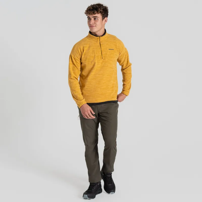 Craghoppers Esk Half Zip Fleece Mens Warble Yellow-2