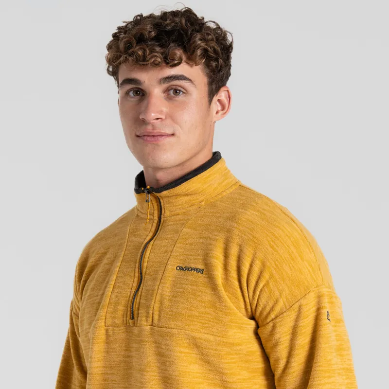 Craghoppers Esk Half Zip Fleece Mens Warble Yellow-3